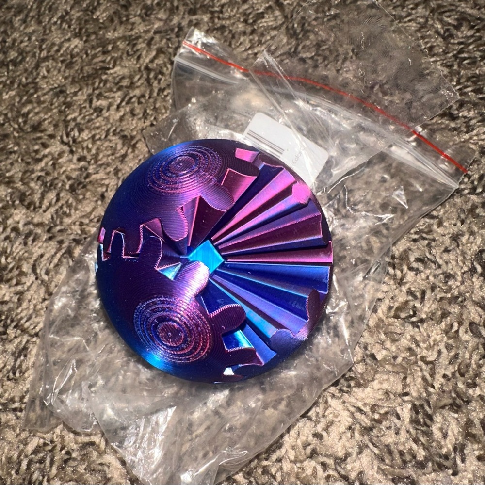 Colorful Geometric 3-D gear ball
